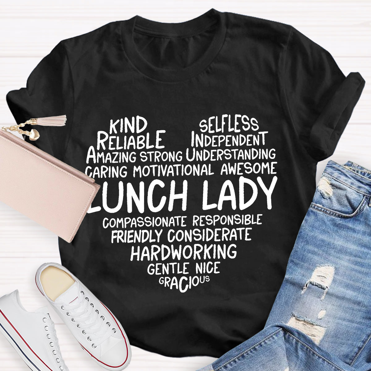 Lunch Lady Kind Amazing T-shirt