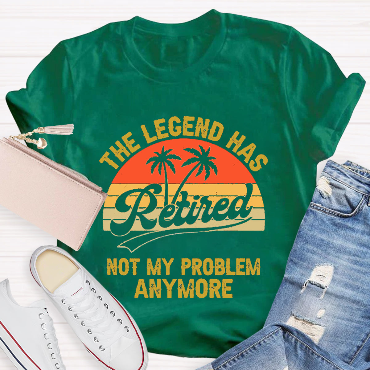 Not My Problem Anymore Retired Teacher T-Shirt