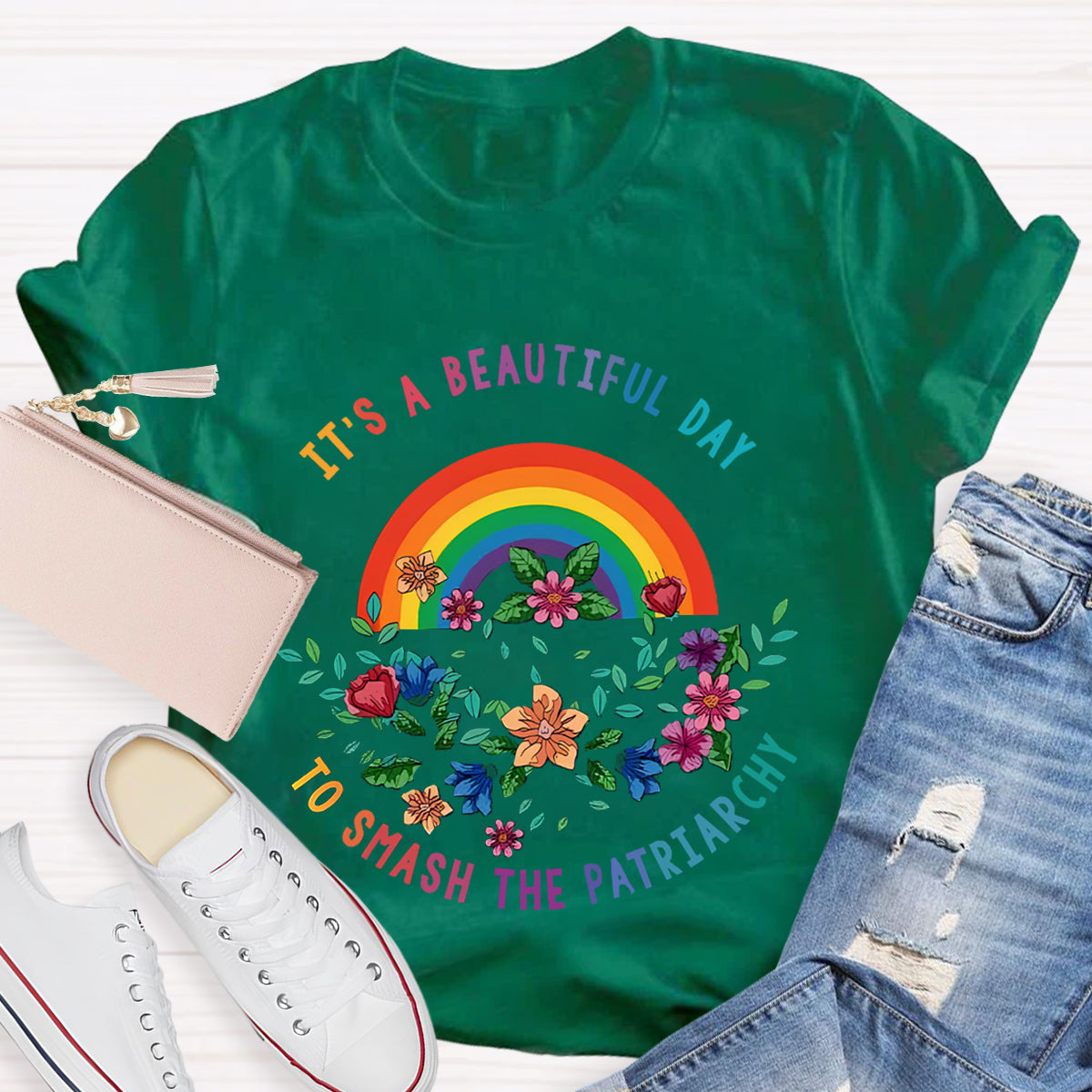 It's A Beautiful Day To Smash The Patriarchy T-Shirt