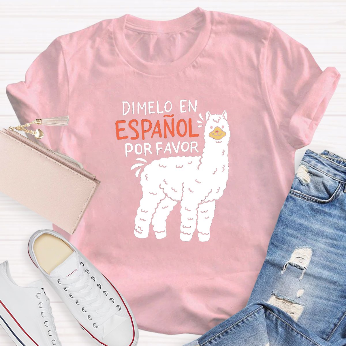 Dimelo En Espanol Por Favor Spanish Teacher's Shirt