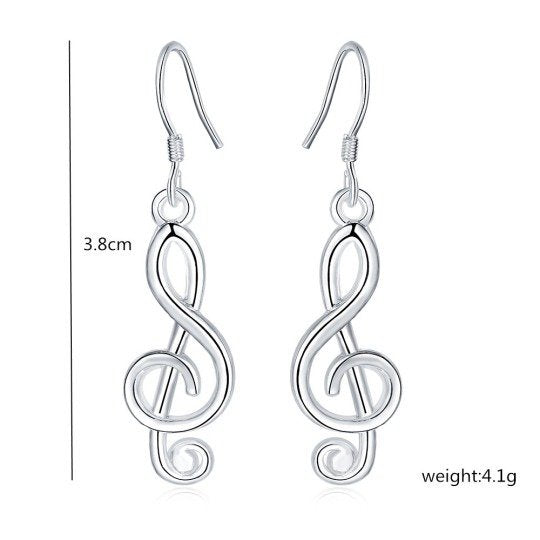 Treble Clef Music Teacher Mental Earrings