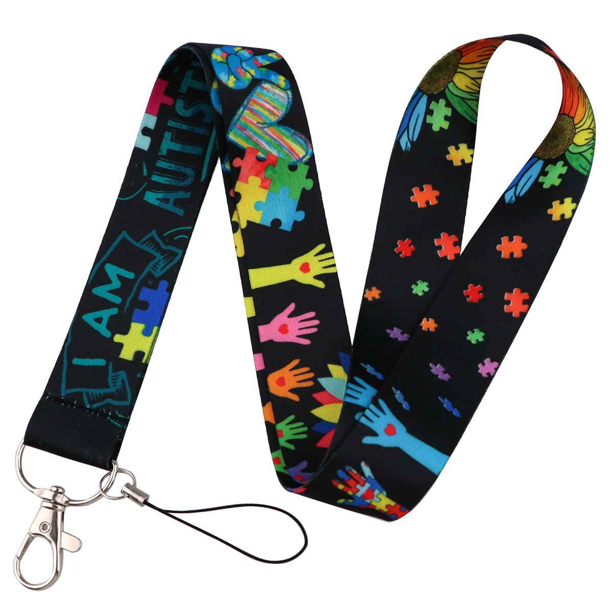 Special Education Phone Lanyard Card Case