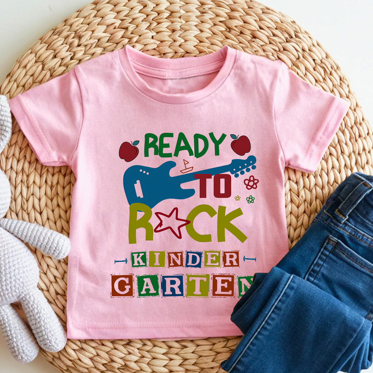Personalized Grade Ready To Rock Kindergarten Toddler T-shirts