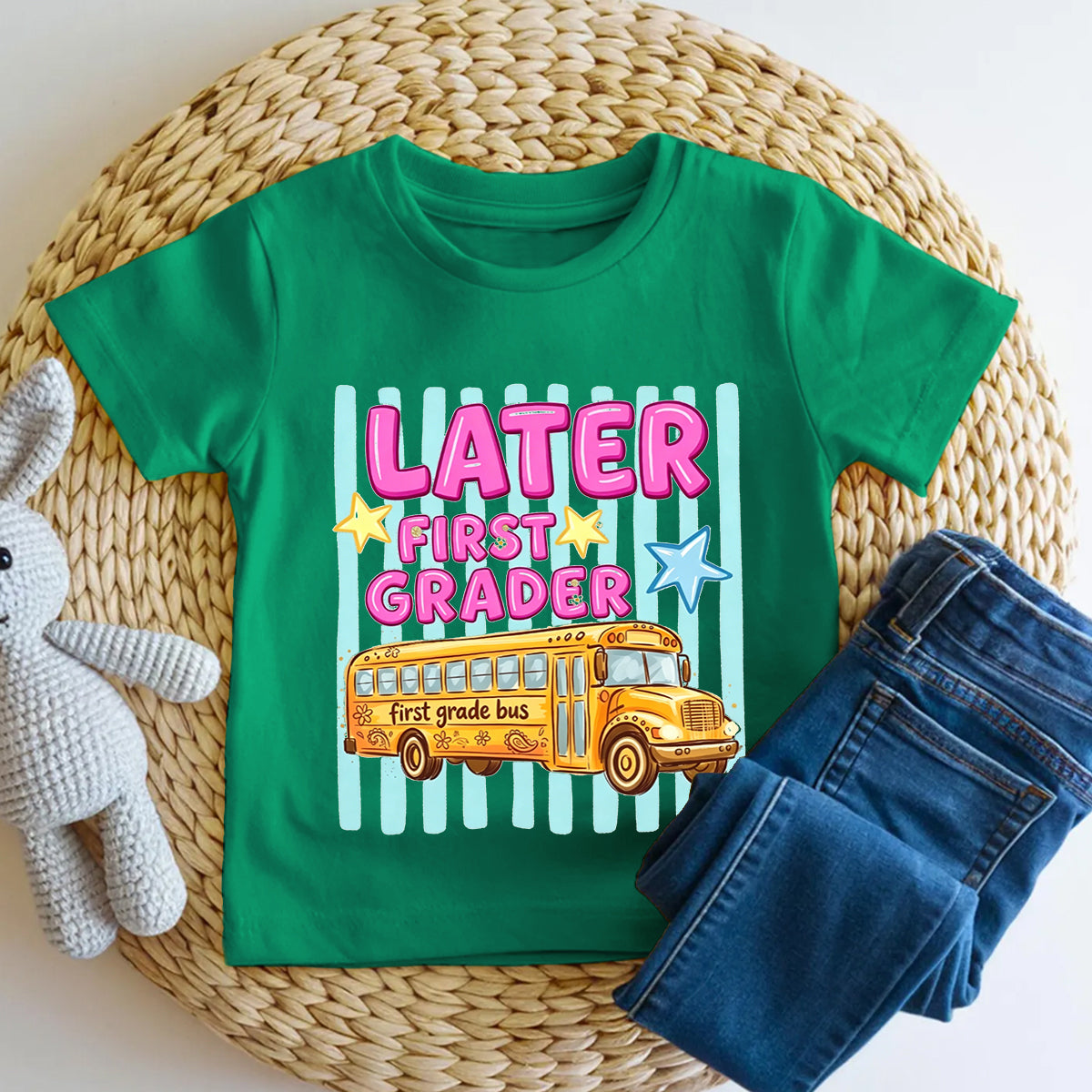 Personalized Grade Later First Grader Toddler T-shirts
