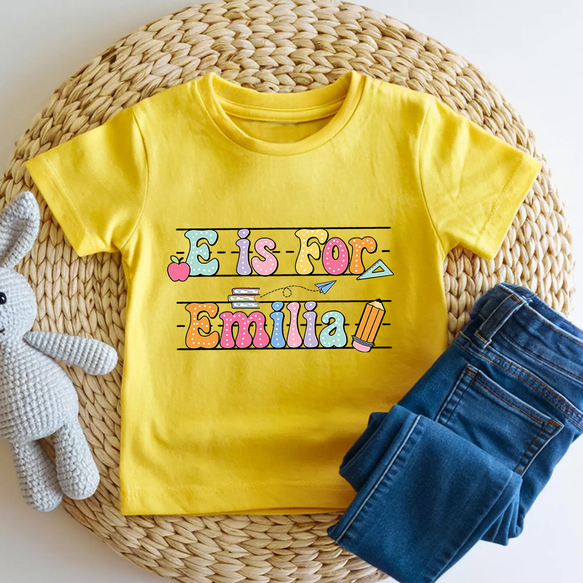 Personalized Name Sweet Little Learner Toddler T-shirts