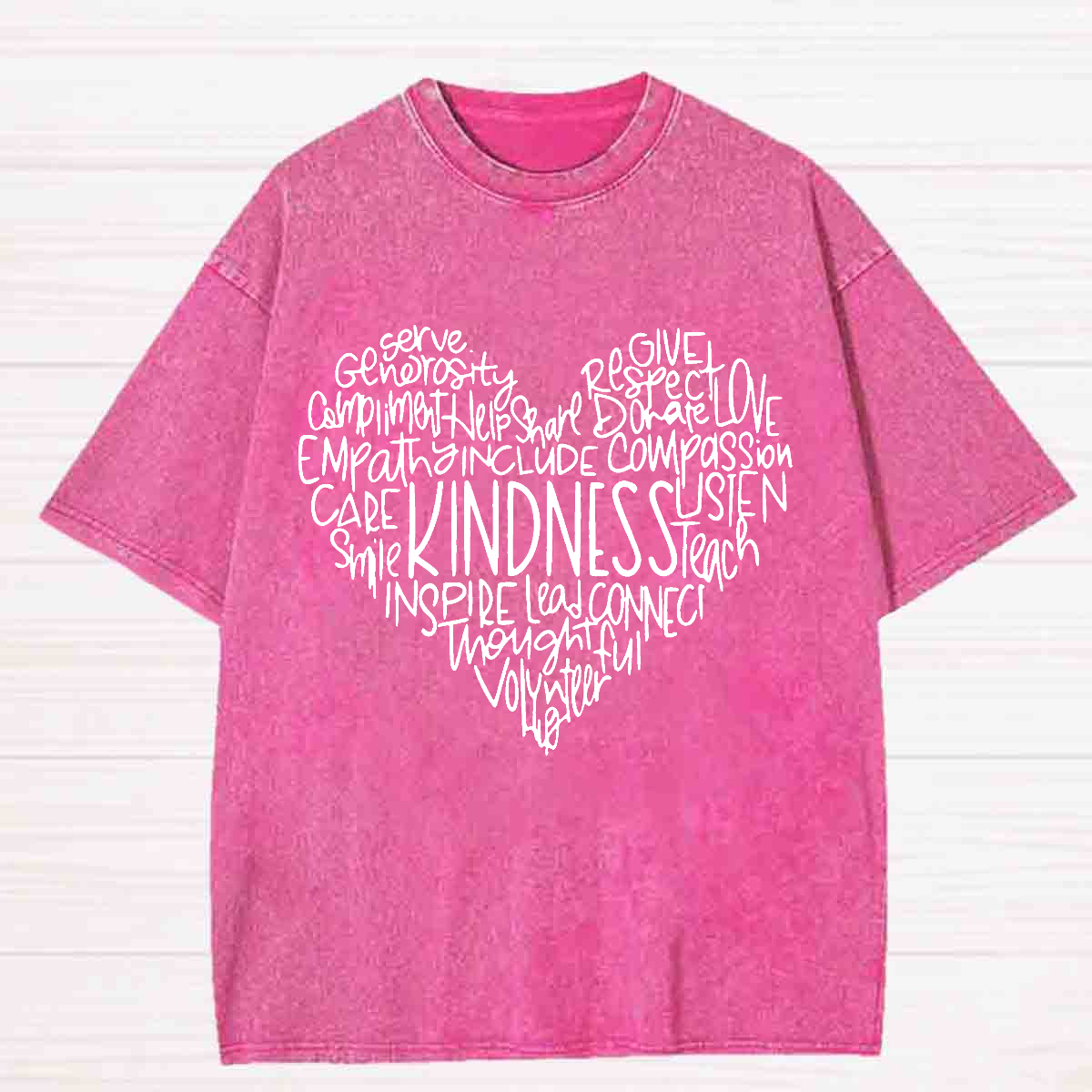 Kindness Heart Washed T-shirt