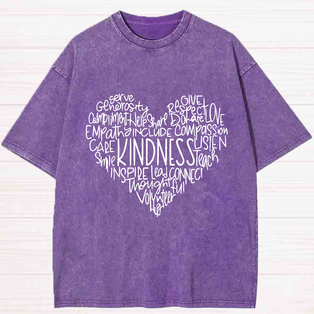 Kindness Heart Washed T-shirt