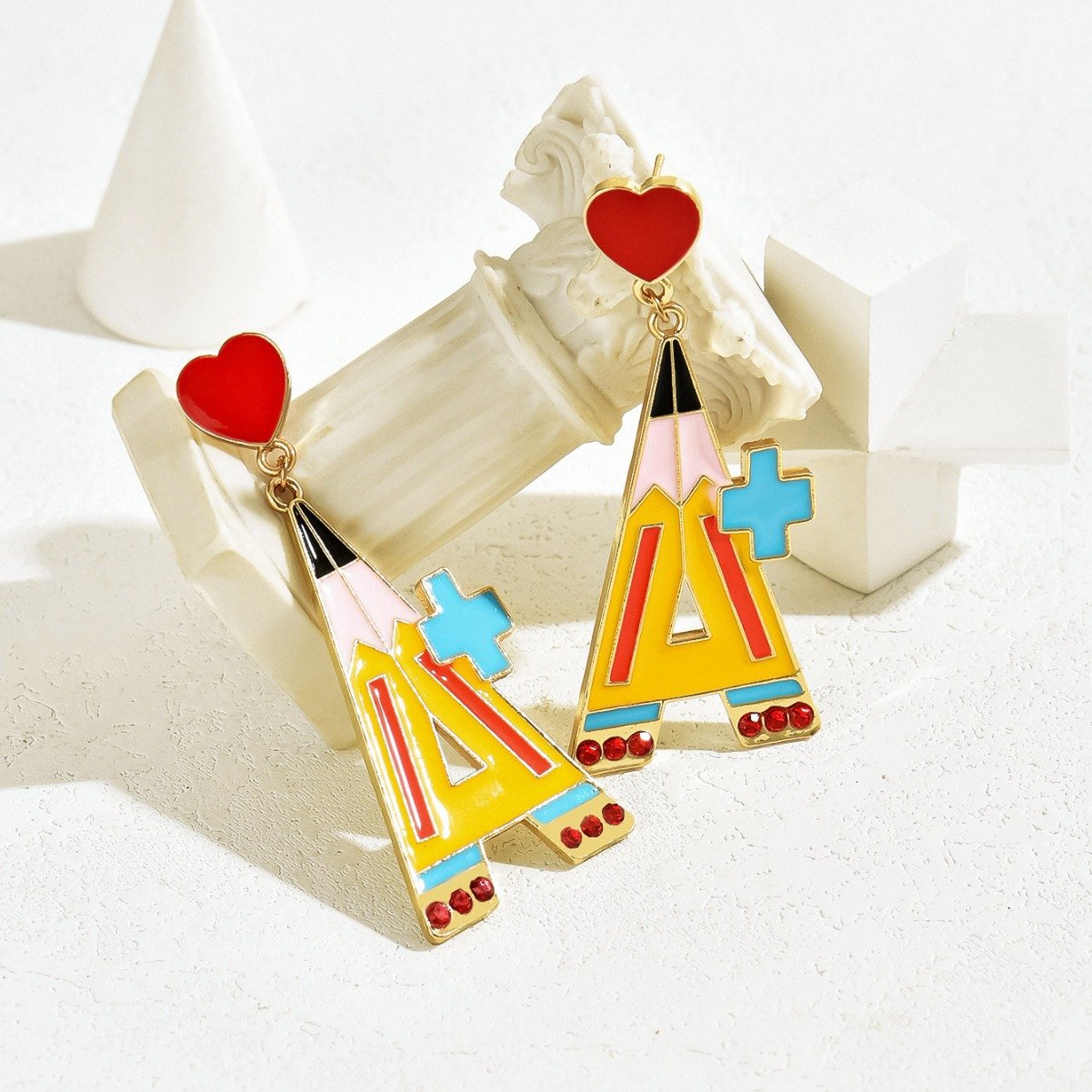 A+ Earrings Teacher's Day Fun Earrings