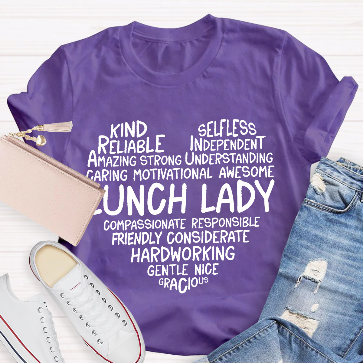 Lunch Lady Kind Amazing T-shirt