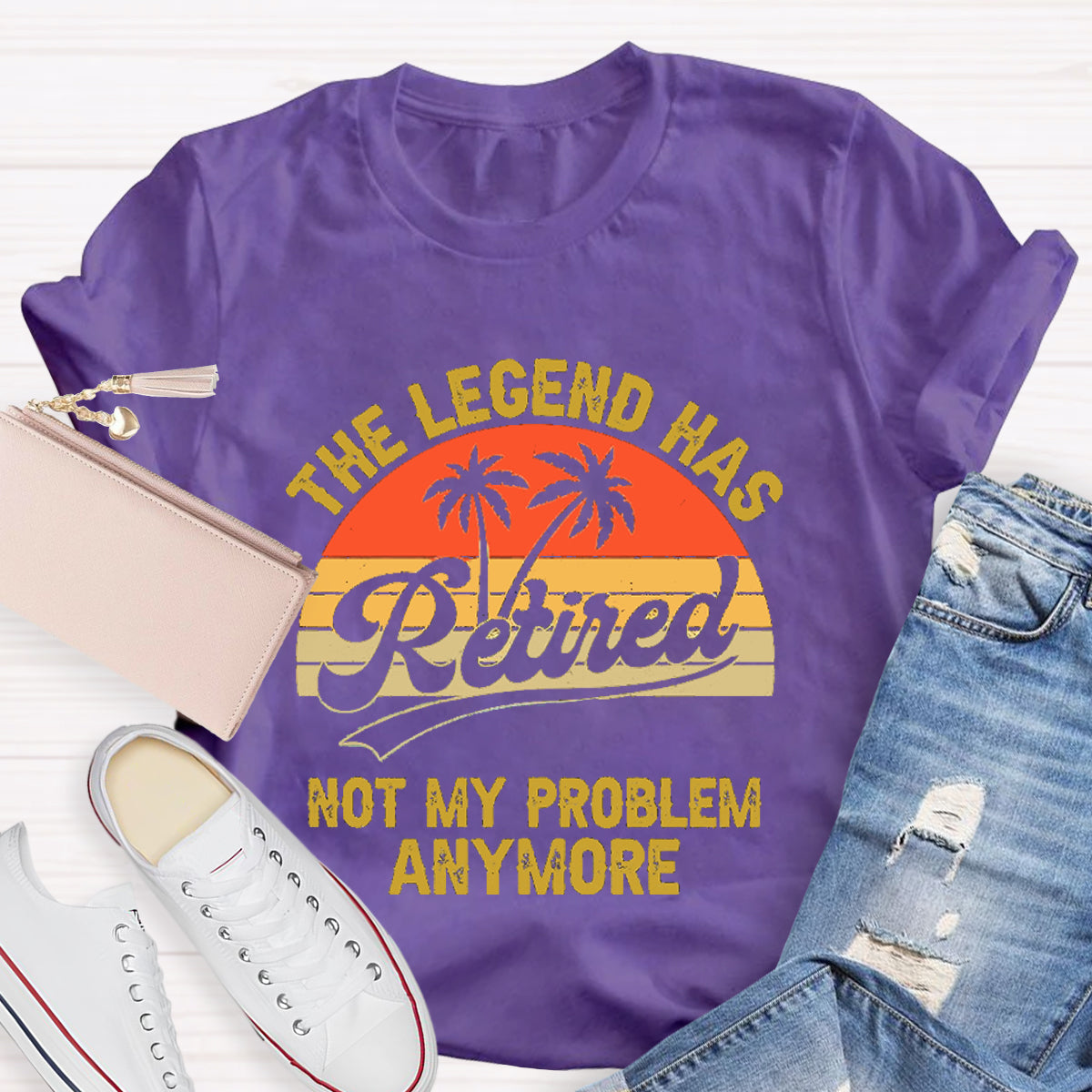 Not My Problem Anymore Retired Teacher T-Shirt