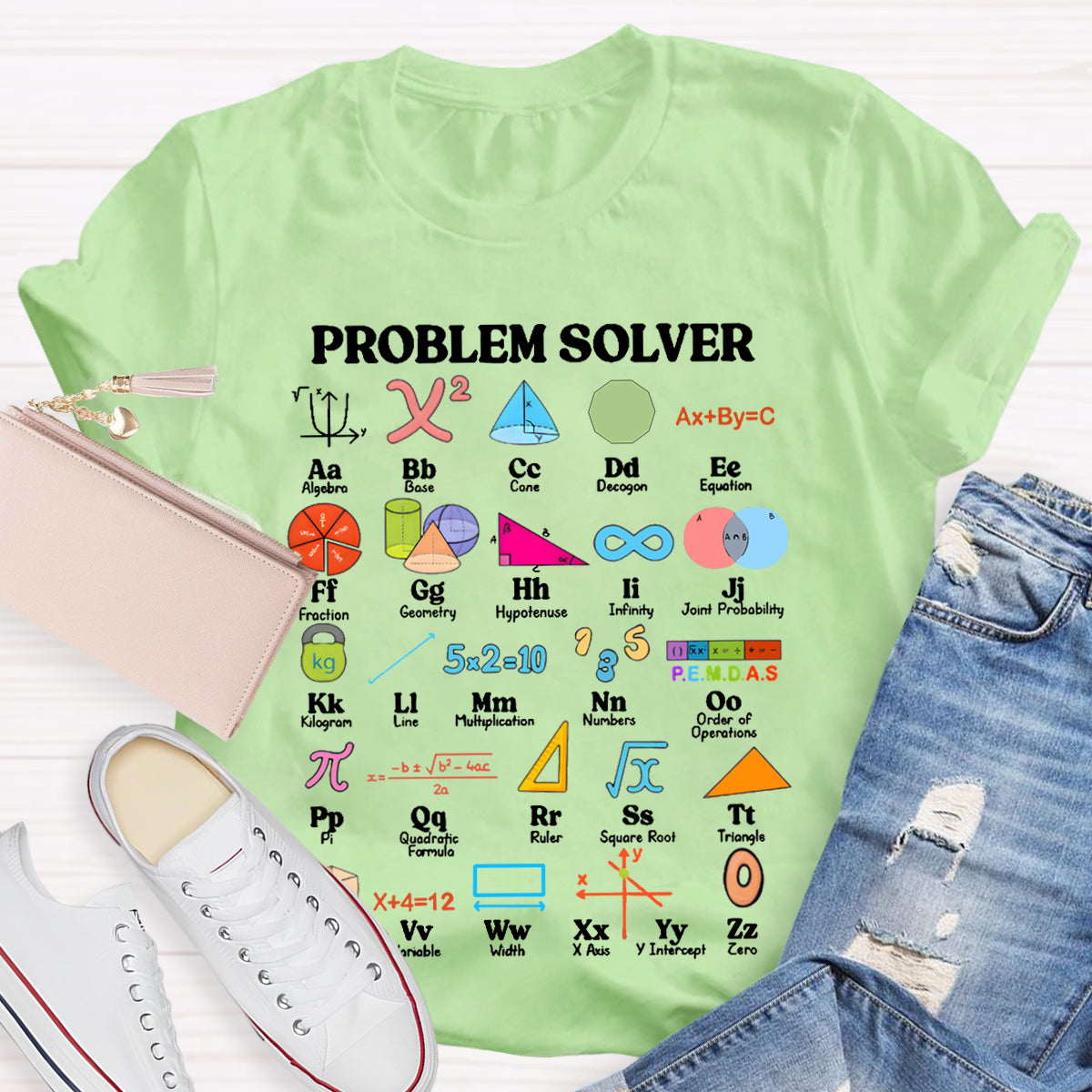 Problem Solver Math Teacher T-shirt
