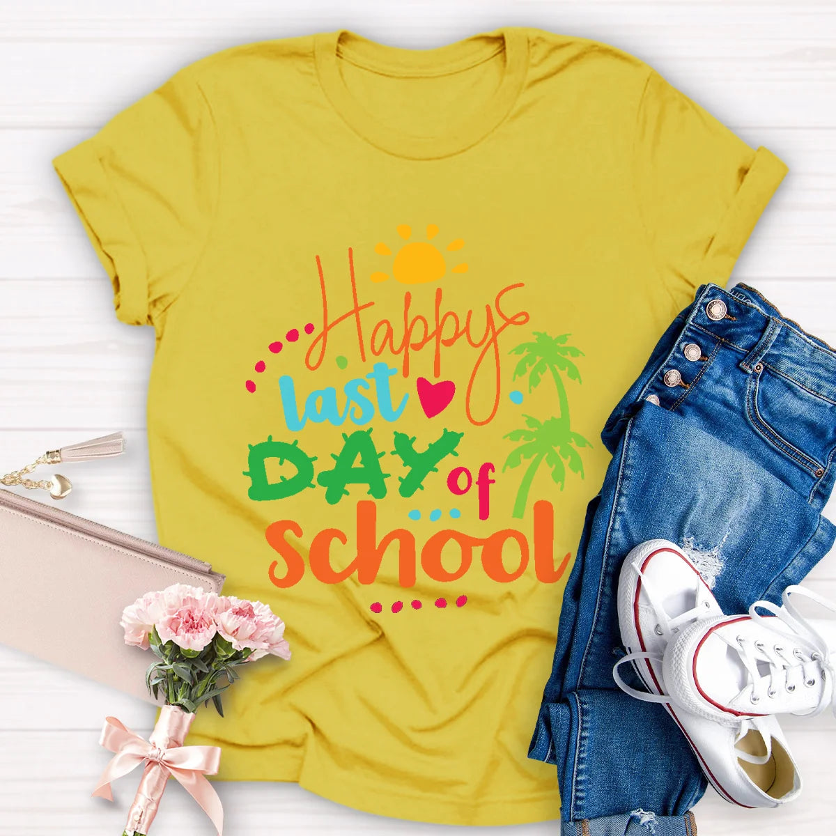 Happy Last Day Of School Teacher Shirt