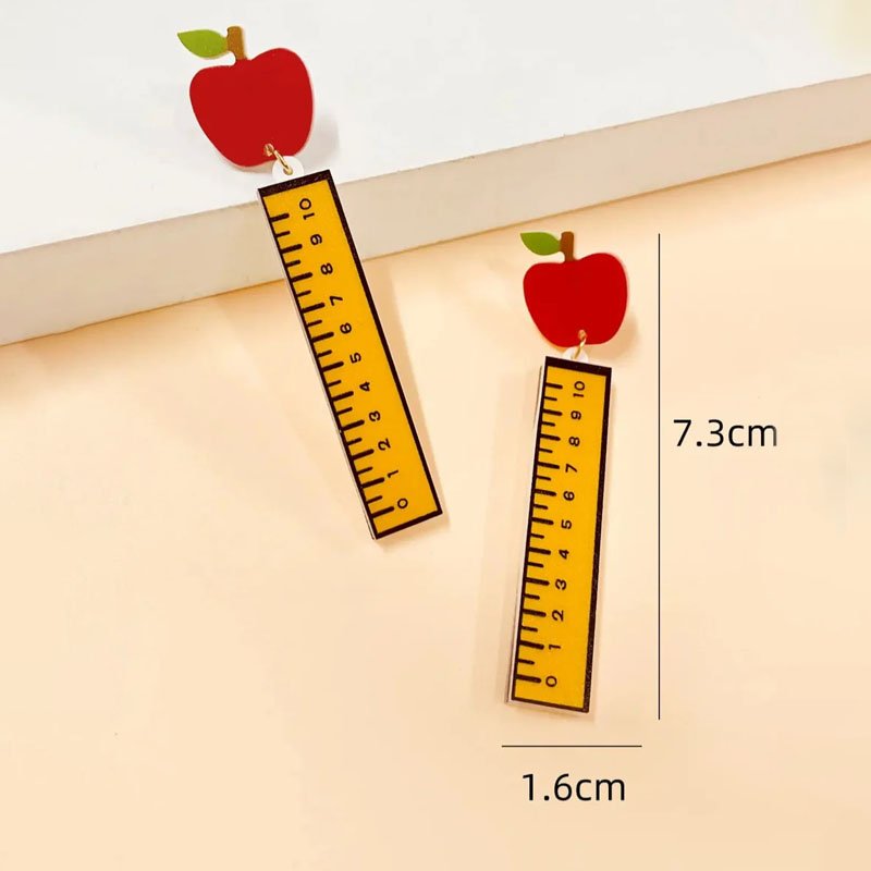 Creative Ruler Earrings