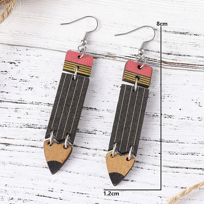 Teaching And Learning About Rainbow Pencil Earrings