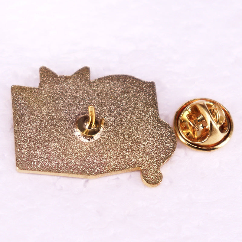 Black To Kill Mockingbird Book Brooch