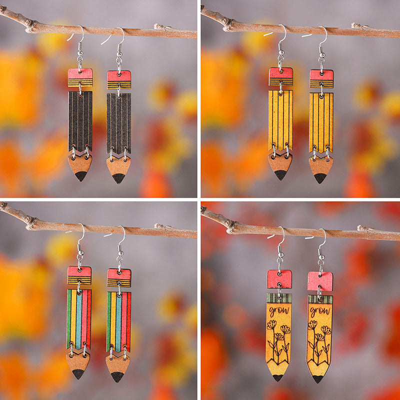 Teaching And Learning About Rainbow Pencil Earrings