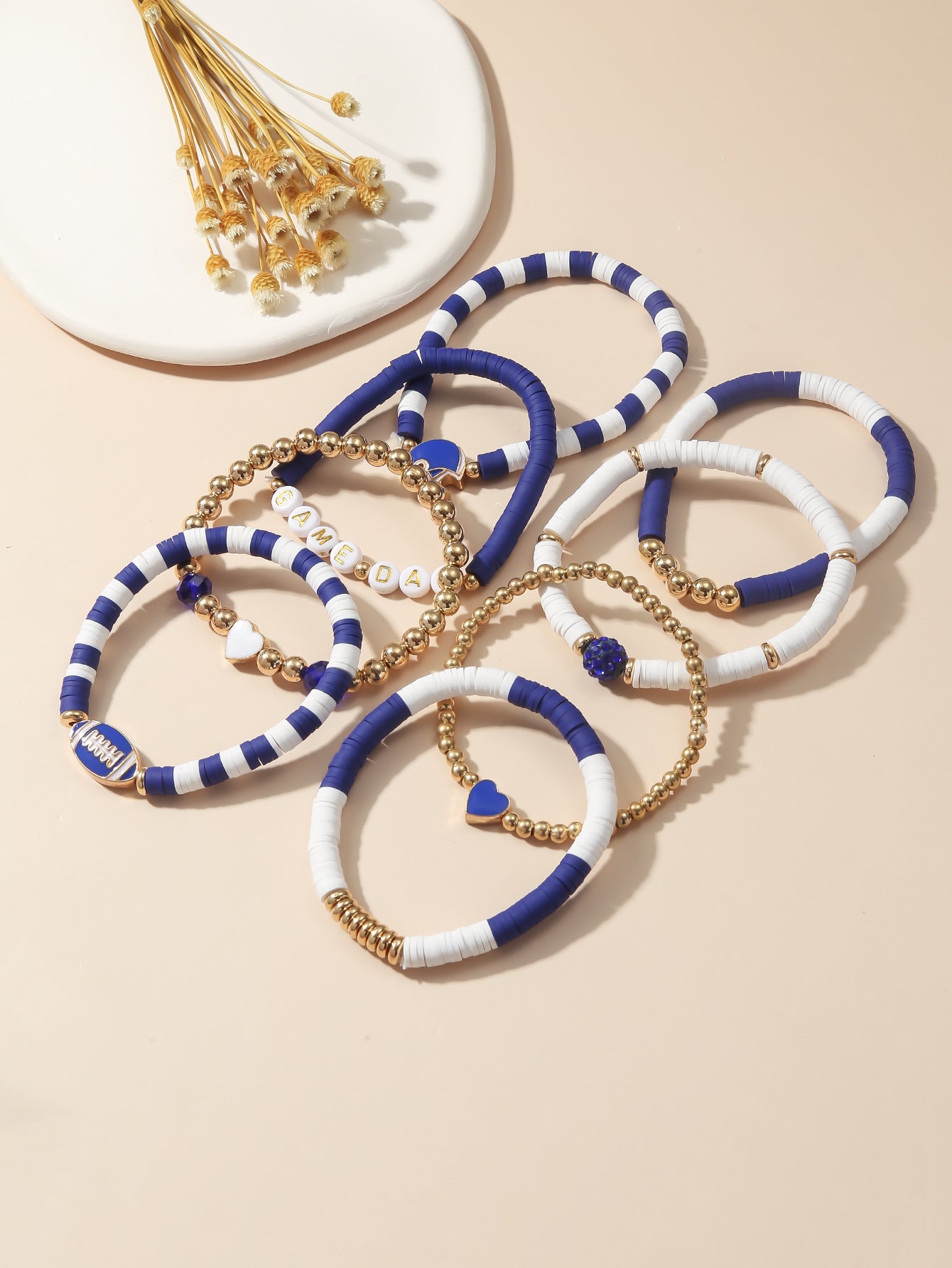 Game Day Football Bracelet