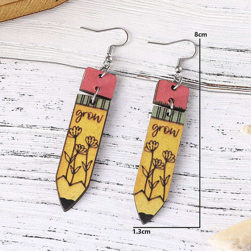 Teaching And Learning About Rainbow Pencil Earrings