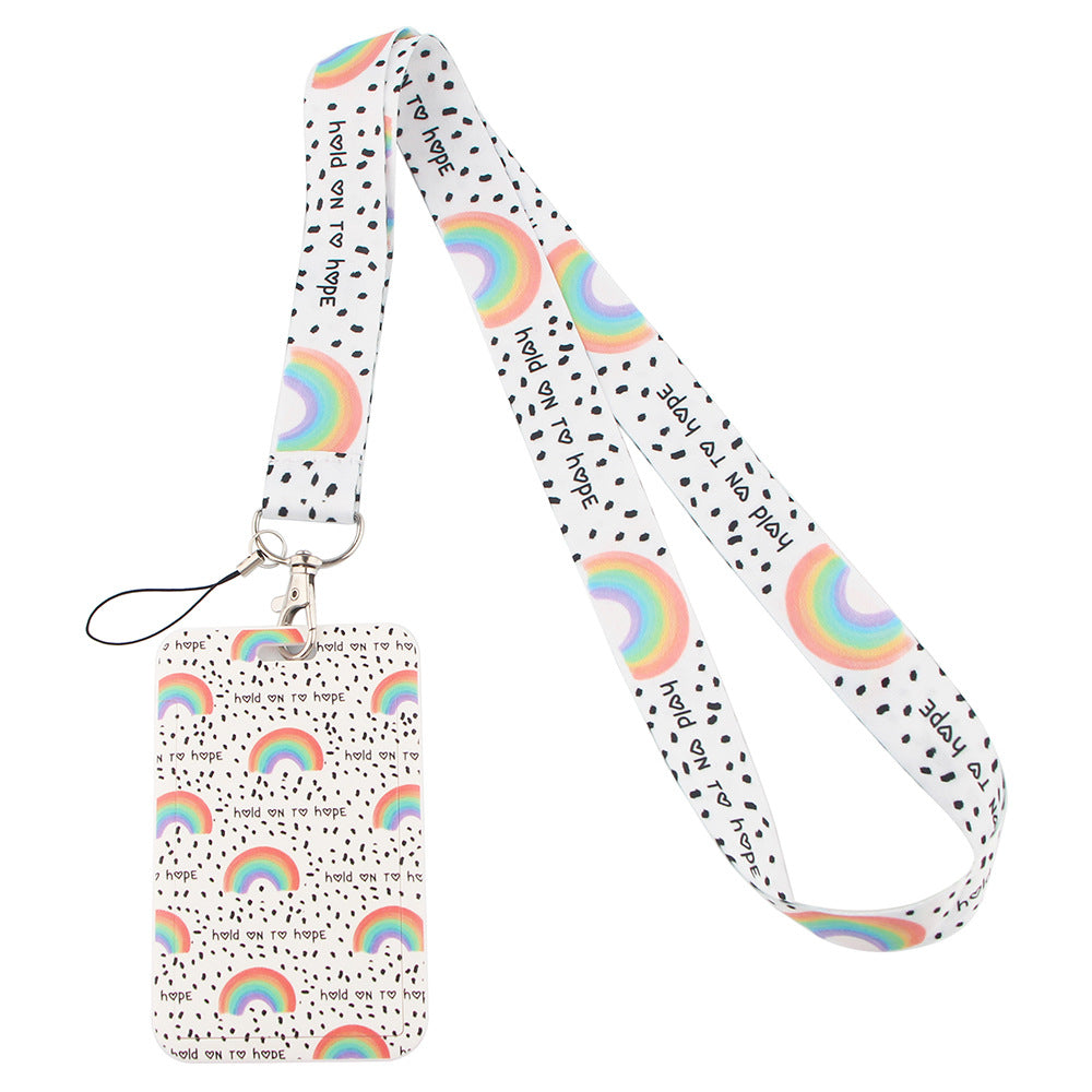 Rainbow Series Mobile Phone Lanyard