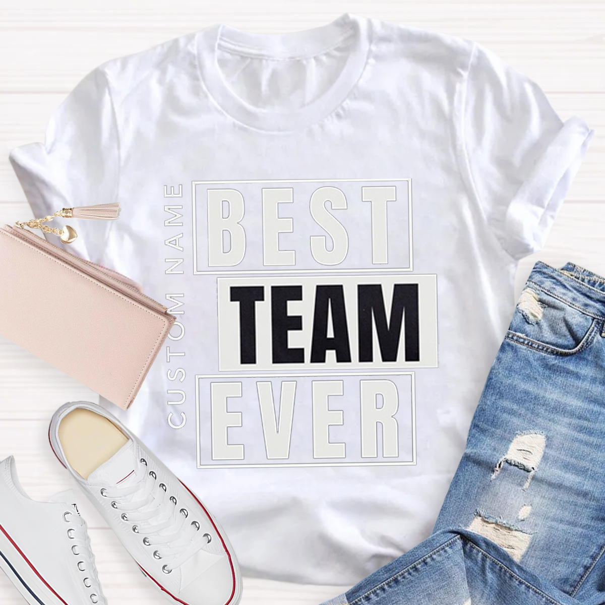 Personalized Best Team Name Ever Teacher T-Shirt
