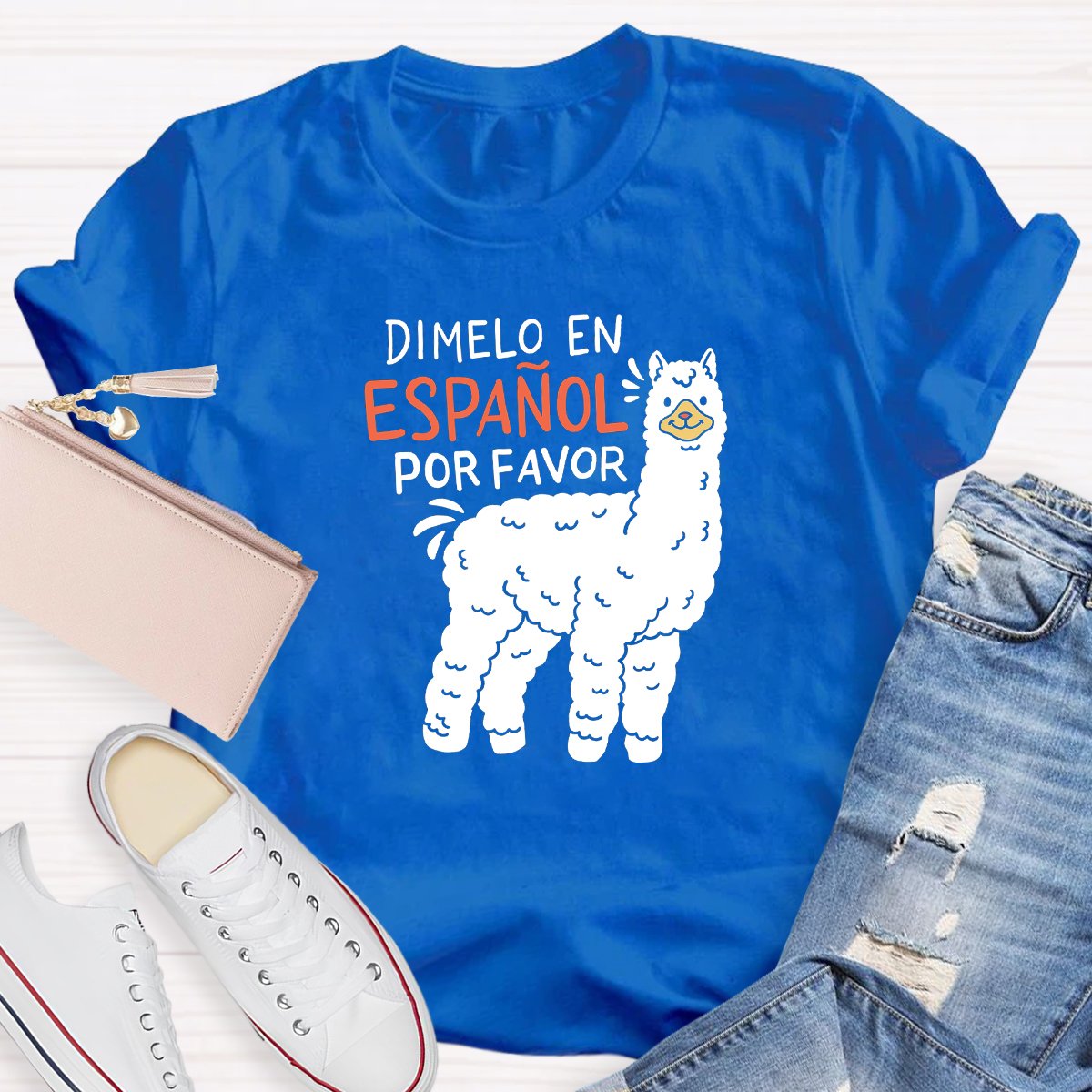 Dimelo En Espanol Por Favor Spanish Teacher's Shirt