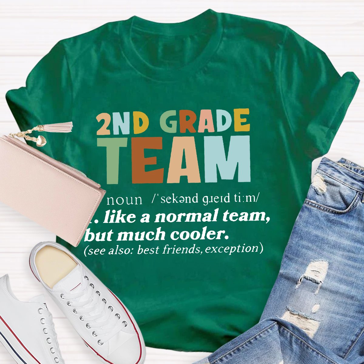 Personalized Grade Team Definition Teacher T-Shirt