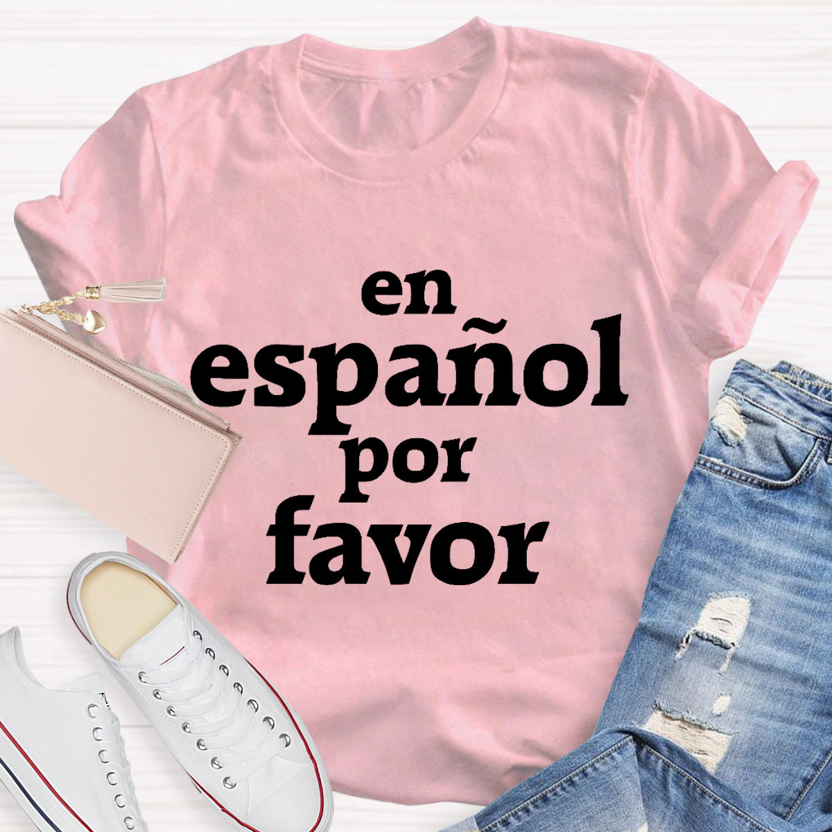 En Espanol Por Favor Spanish Teacher T-Shirt