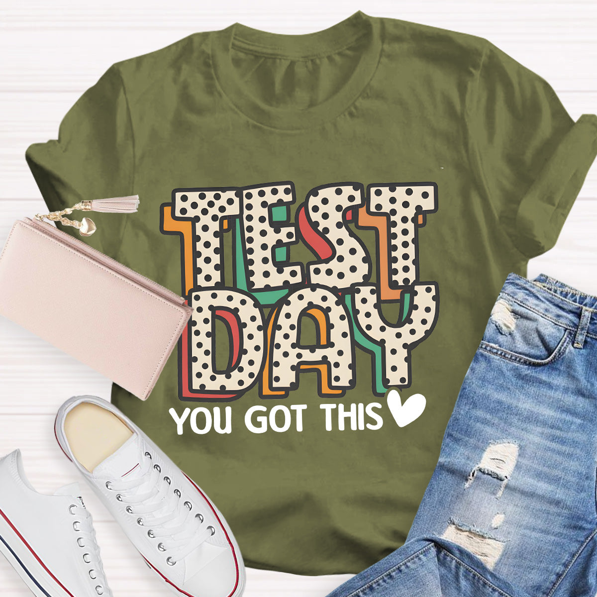 Text Day Teacher T-Shirt