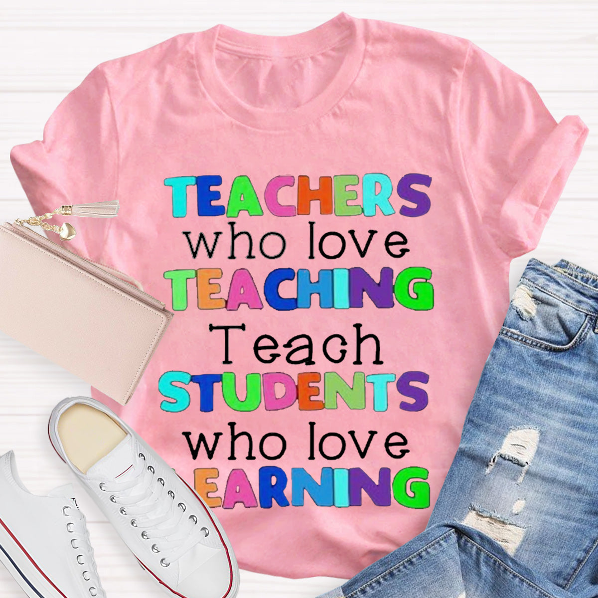 Who Love Teaching English Teacher T-Shirt