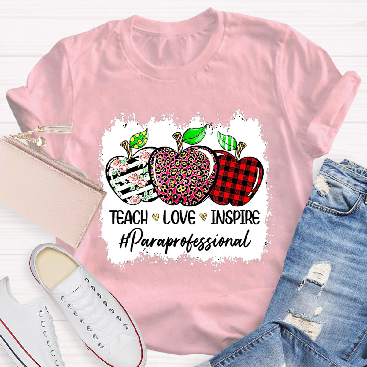 Each Love Inspire Paraprolessional Teacher T-Shirt
