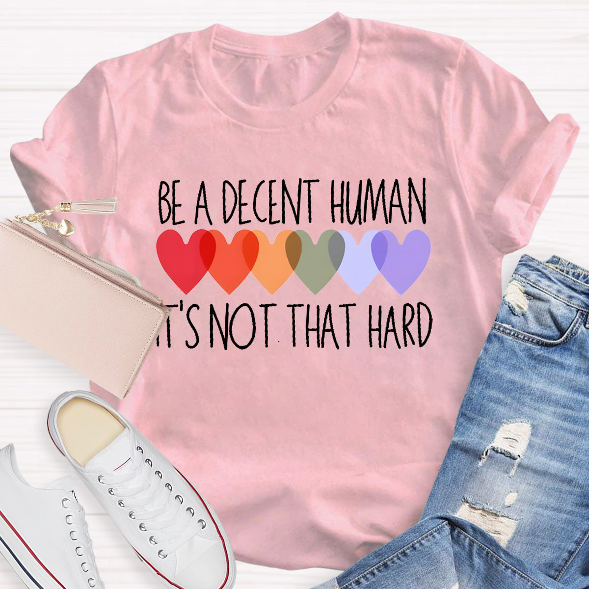 Be A Decent Human Teacher T-Shirt