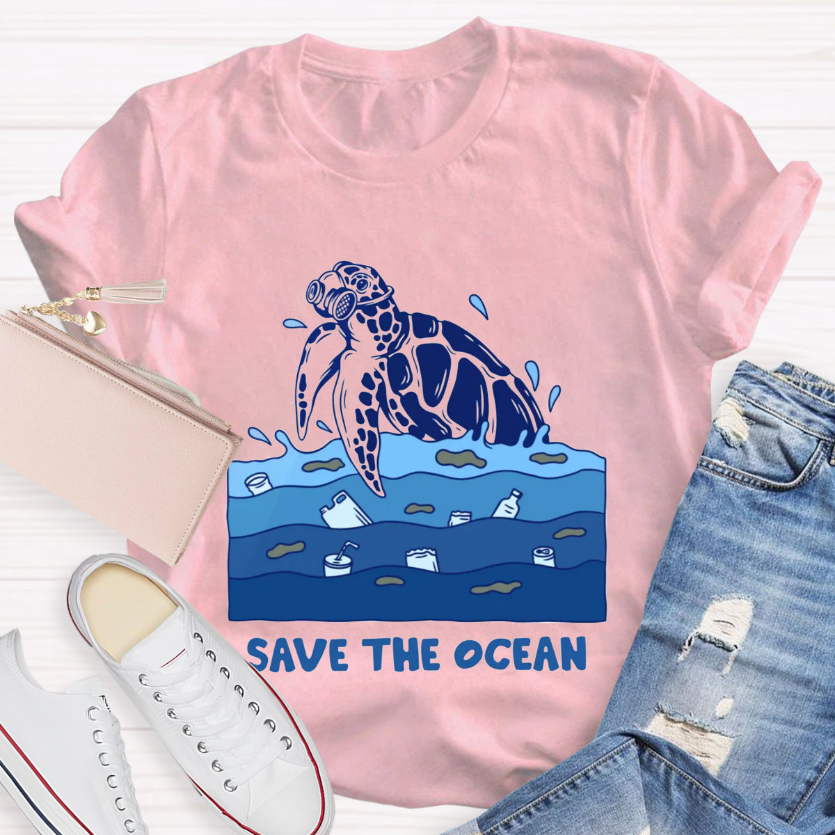 Save The Ocean Save The Turtle T-Shirt