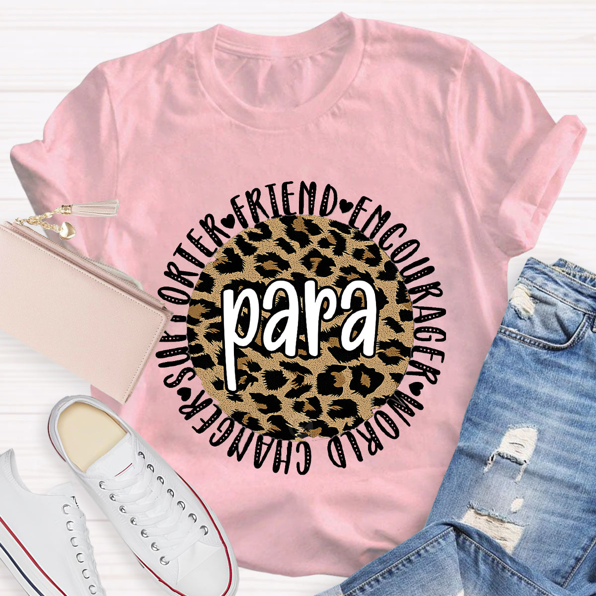 Para Teacher Encourager Friend T-shirt