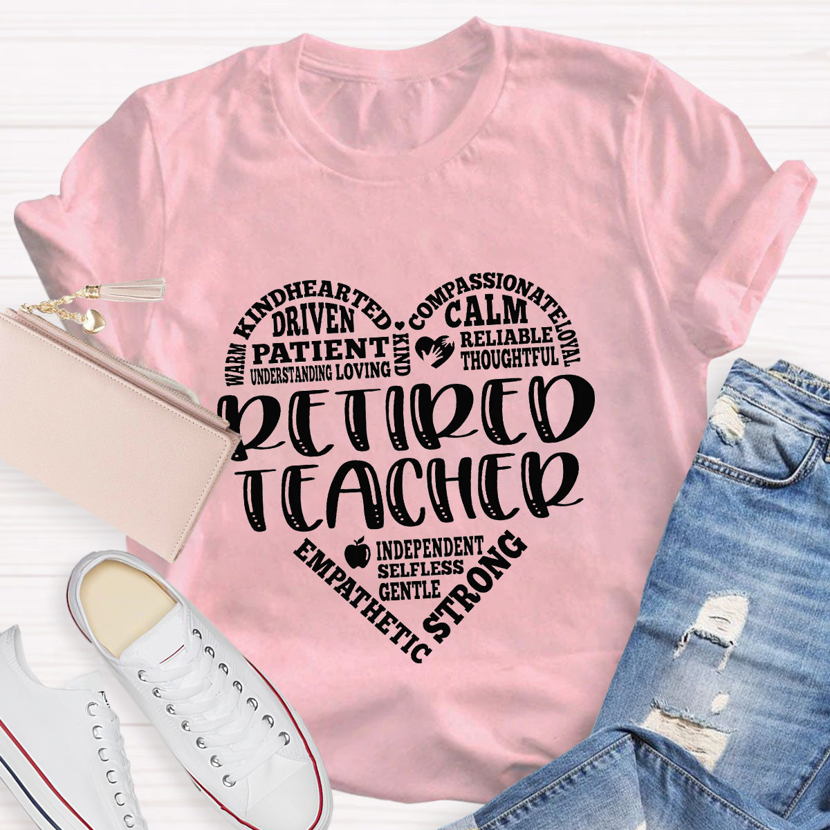Retired Teacher Strong Teacher T-Shirt