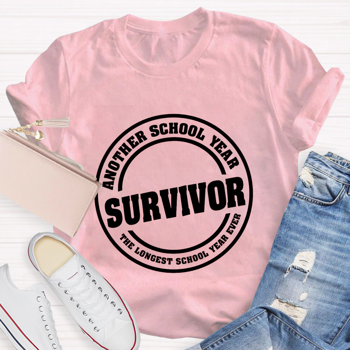 Another School Year Survivor The Longest School Year Ever Teacher T-Shirt