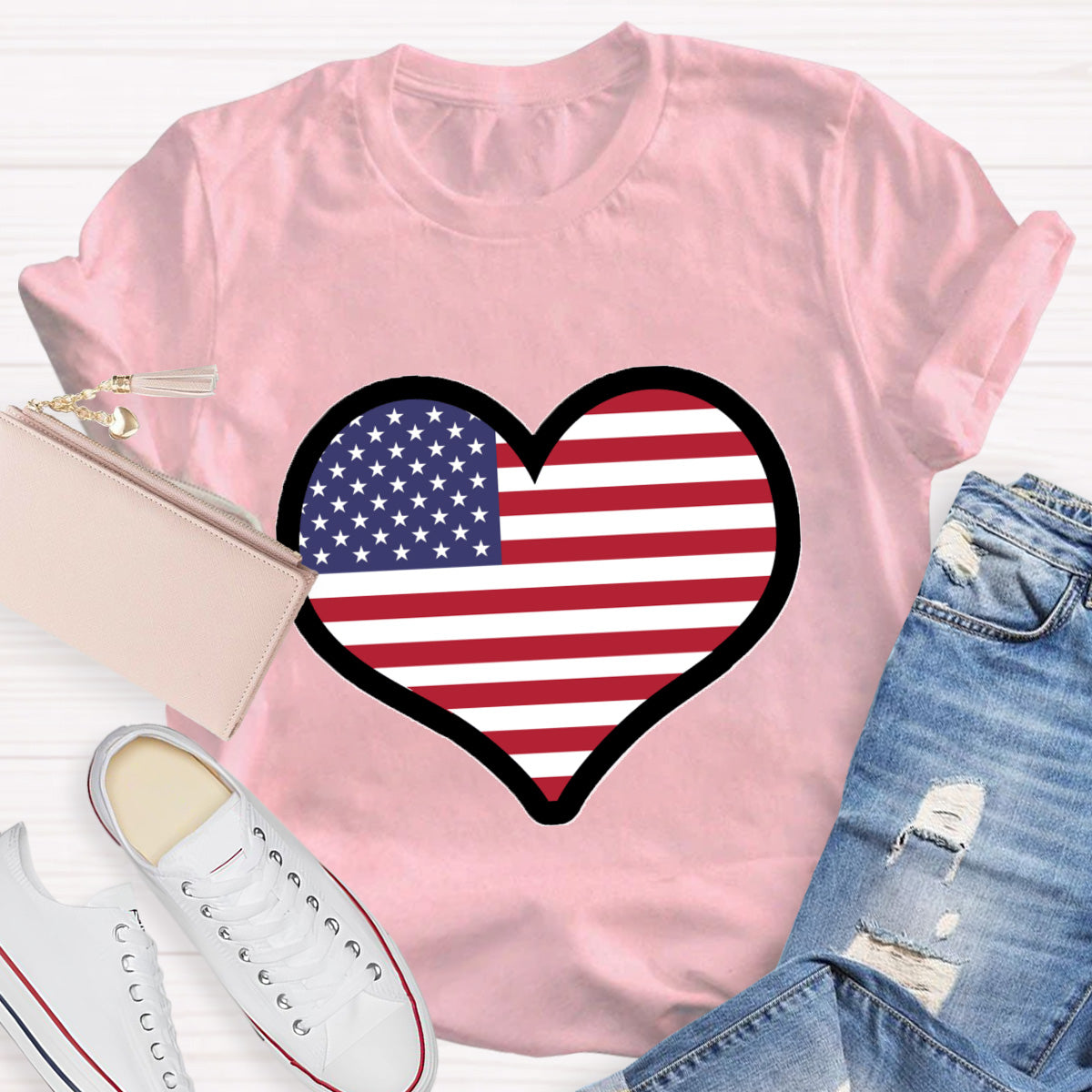 American Heart Teacher T-Shirt