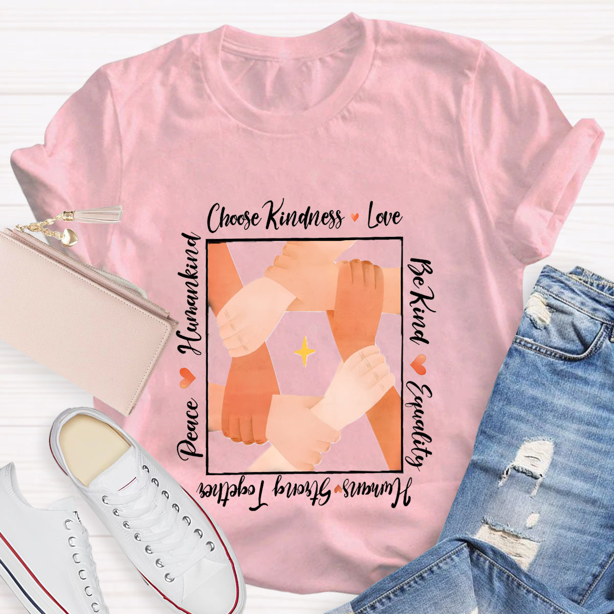 Choose Kindness Love Peace T-Shirt
