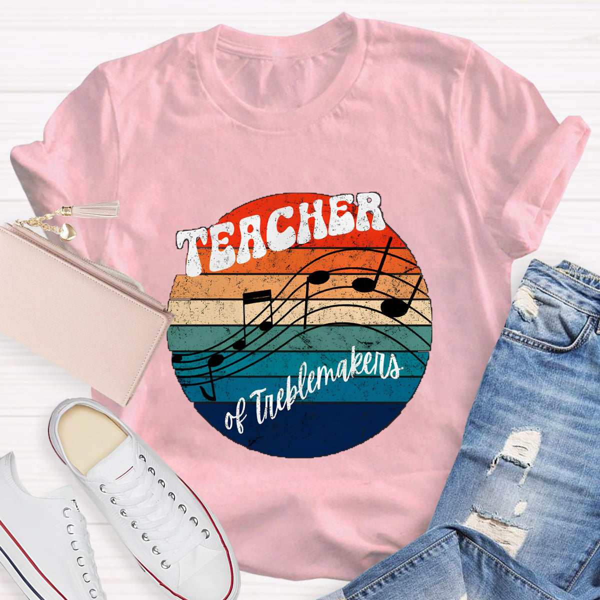 Teacher Black Note Teacher T-Shirt
