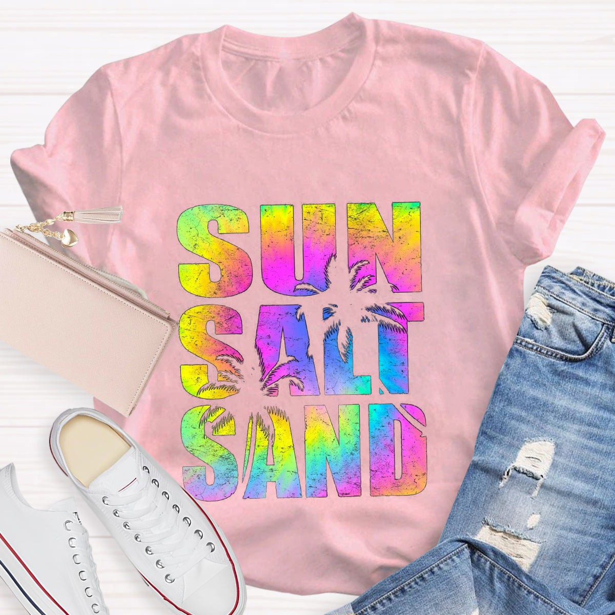 Sun Salt Sand Beach Summer T-Shirt