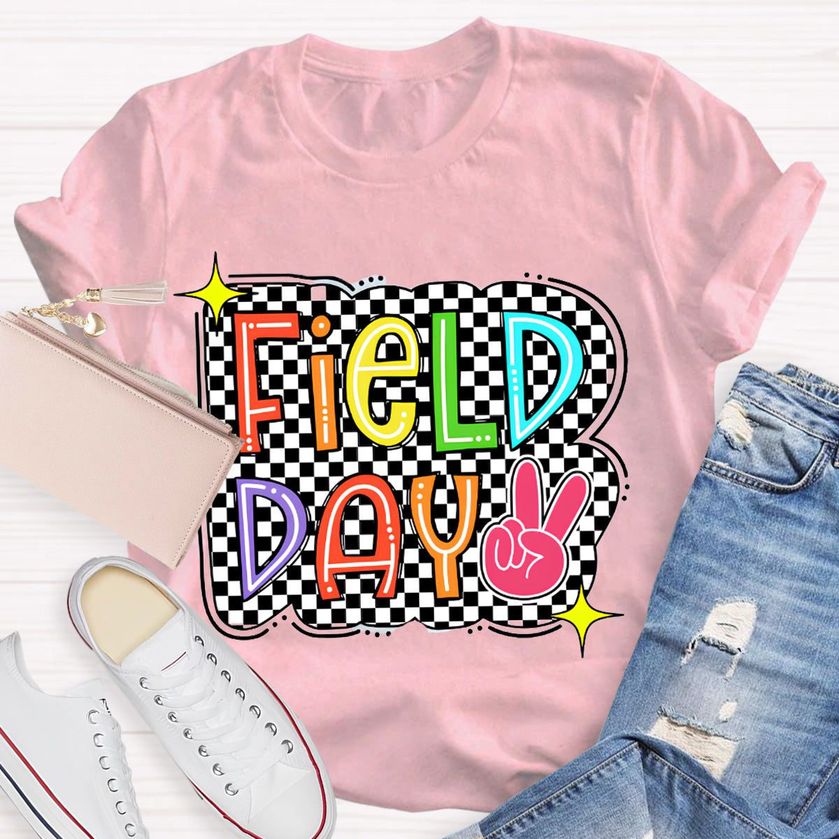 Field Day Star Teacher T-Shirt