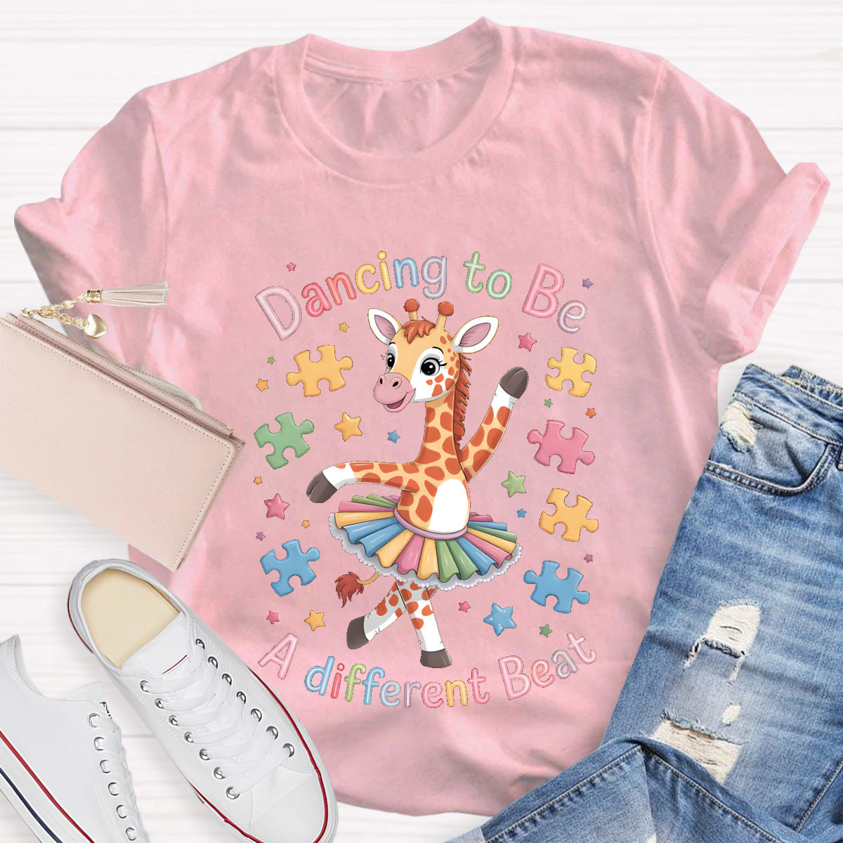 Dancing To Be A Different Beat Dance Teacher T-Shirt