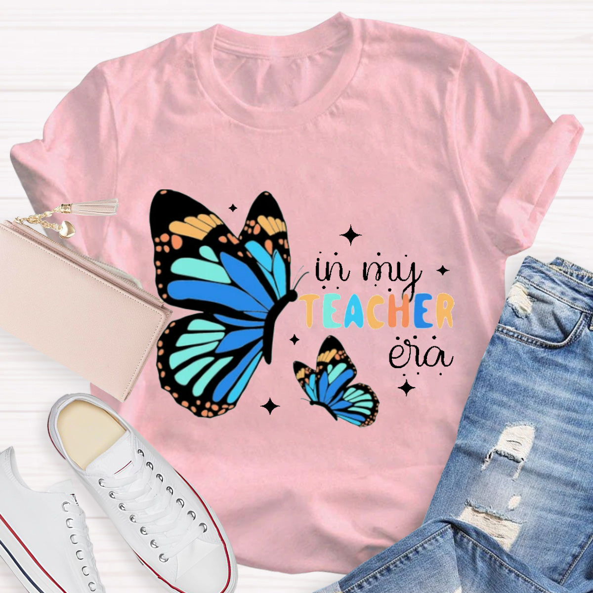 In My Teacher Era Butterfly T-Shirt