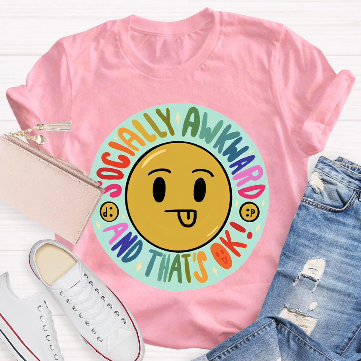 Smail That‘s Ok Teacher T-Shirt