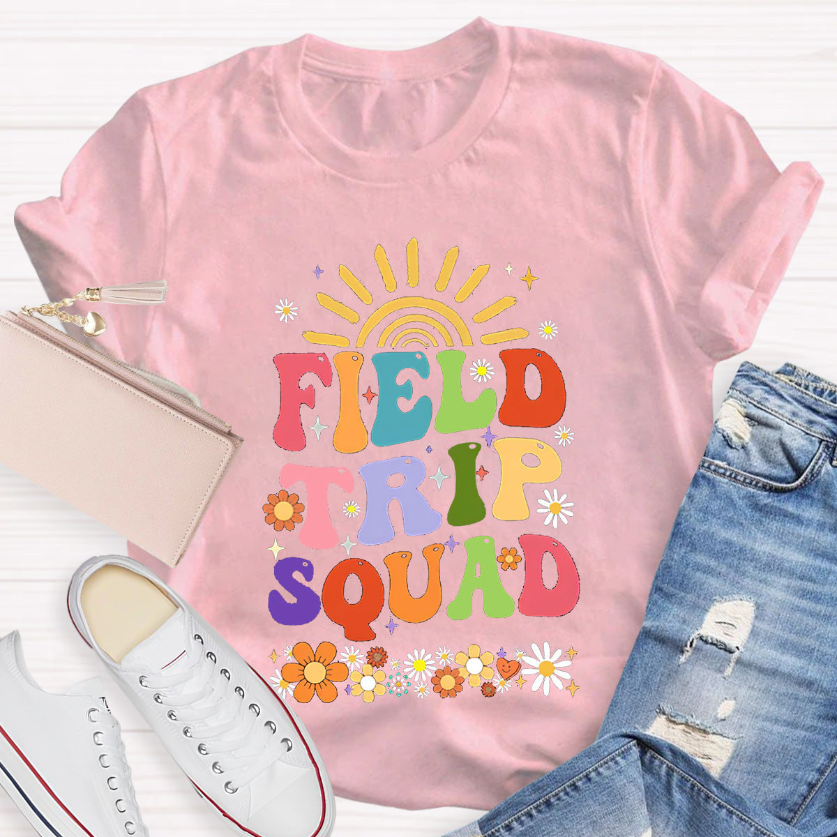 Field Trip Squad Teacher T-Shirt