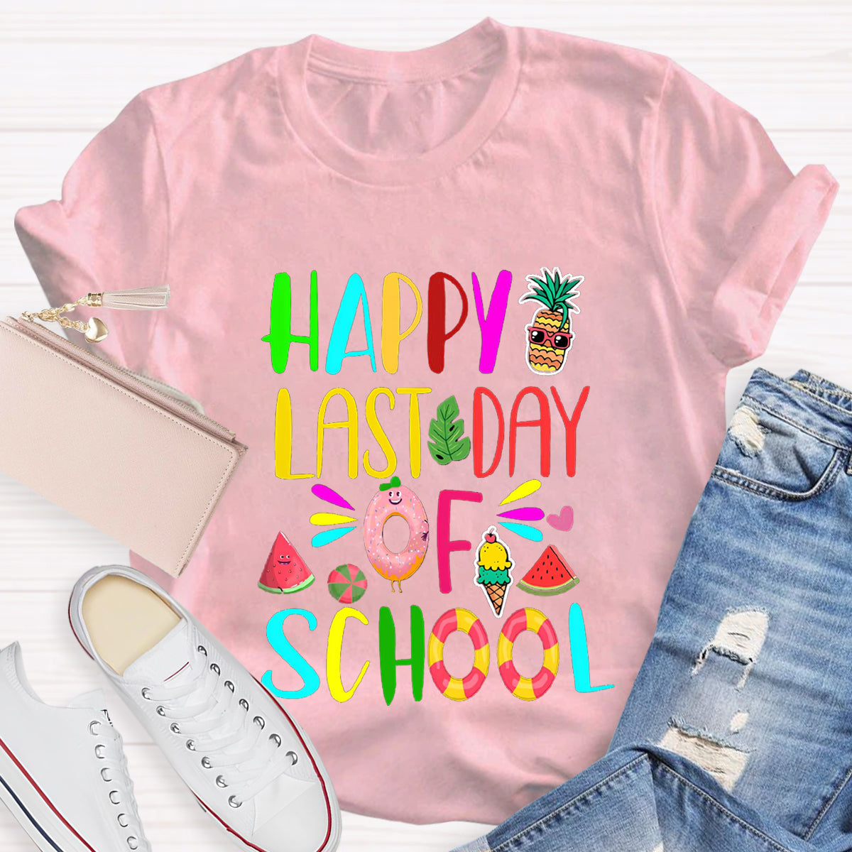 Happy Last Day Of School Summer Atmosphere T-Shirt