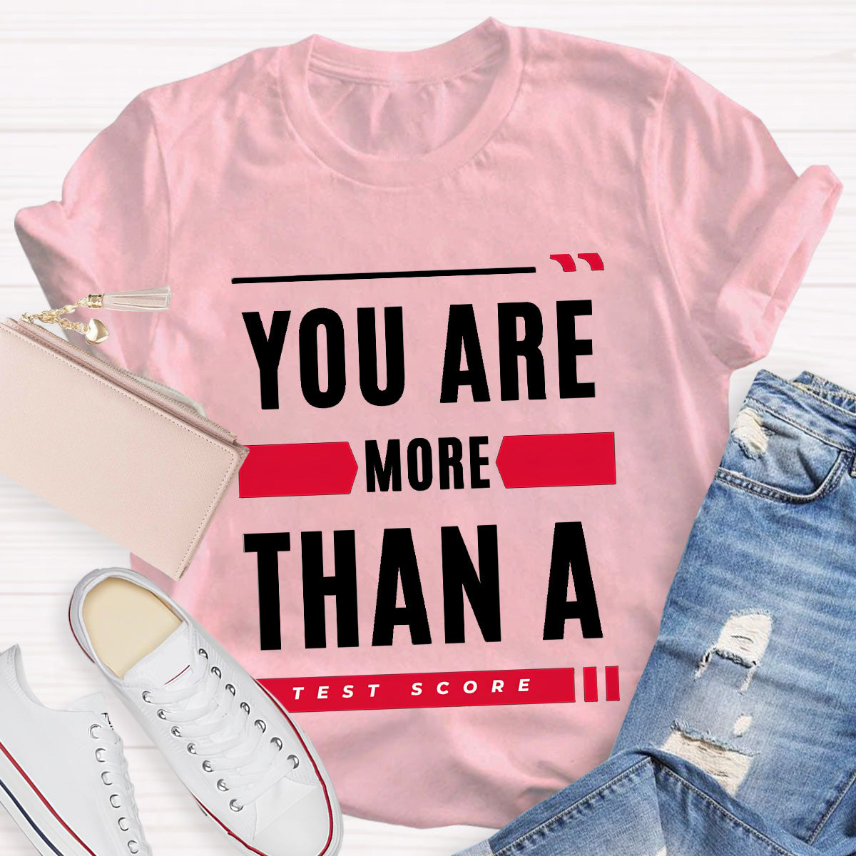 You Are More Than A Text Score Teacher T-Shirt