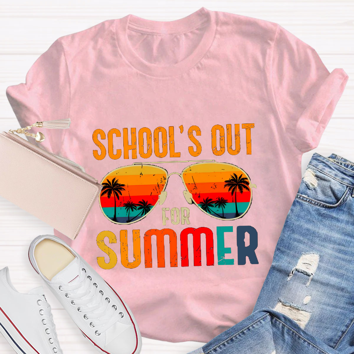 School's Out For Summer Rainbow Beach In The Eyes T-Shirt