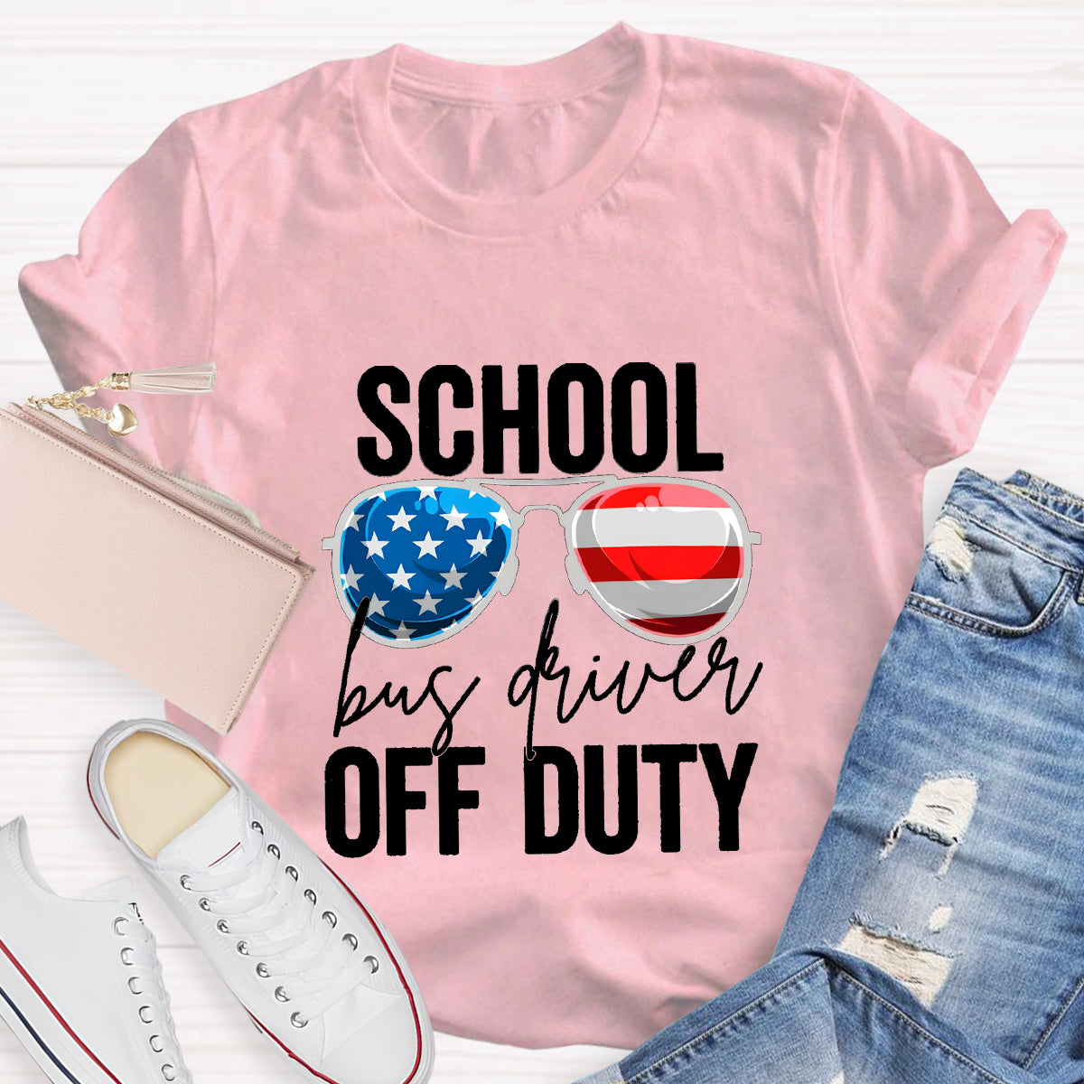 School Bus Driver Off Duty T-Shirt