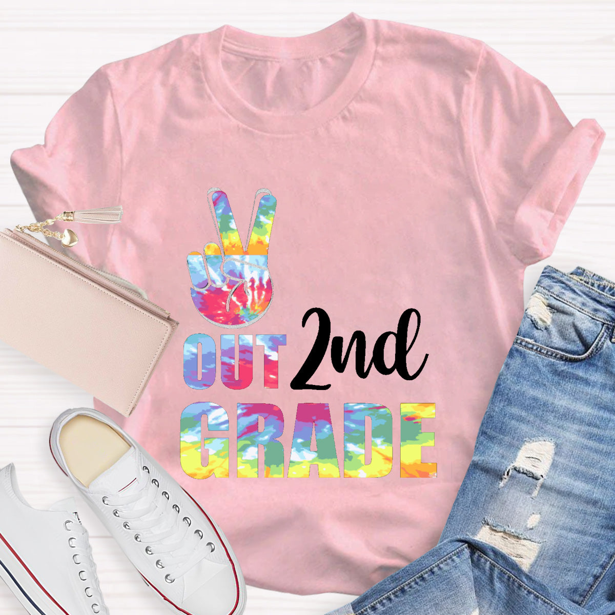 Personalized Grade Out 2nd Grade Teacher T-Shirt