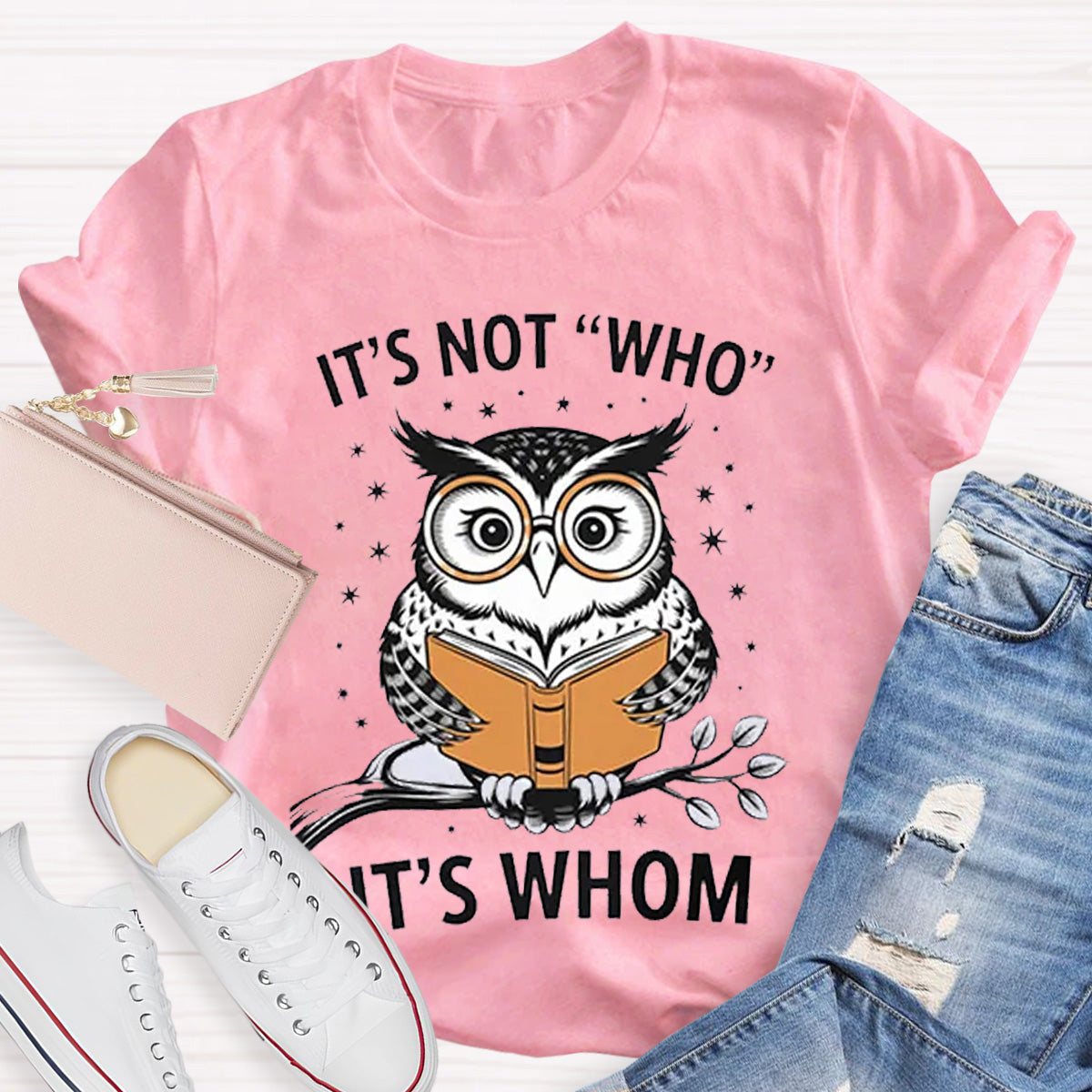 It's Not Who It's Whom Teacher T-Shirt